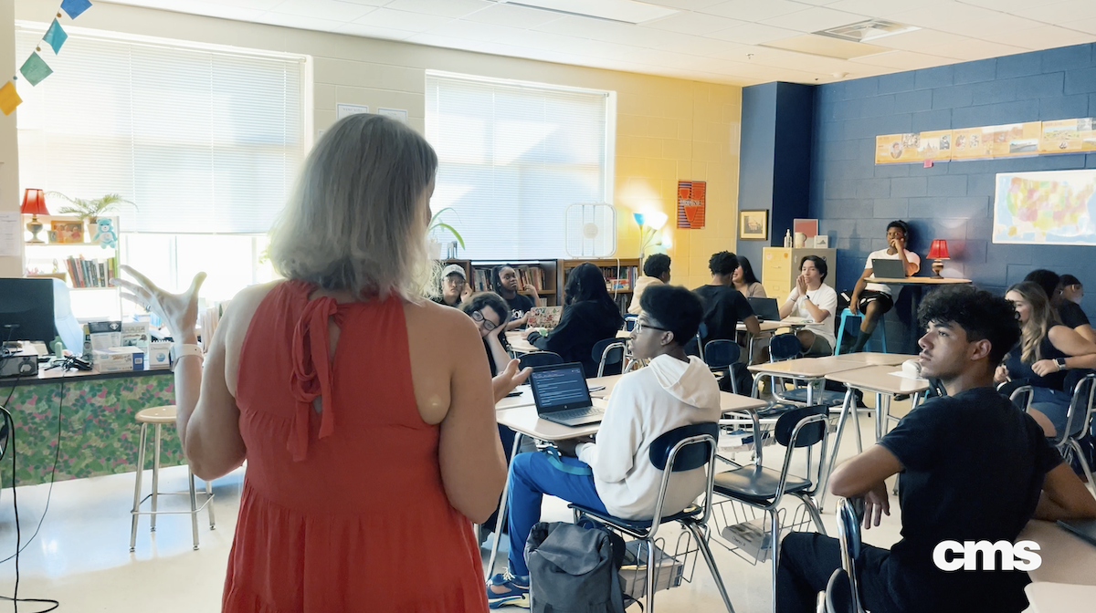 Hopewell High School teacher Charlotte Franzen discusses National Endowment for the Humanities grant